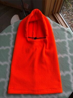 Avery Men’s Orange Fleece Balaclava Hood - Hunting Gear